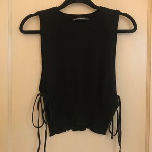 Brandy Melville Side Tie Top